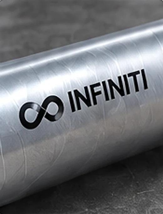 Logos on metal
