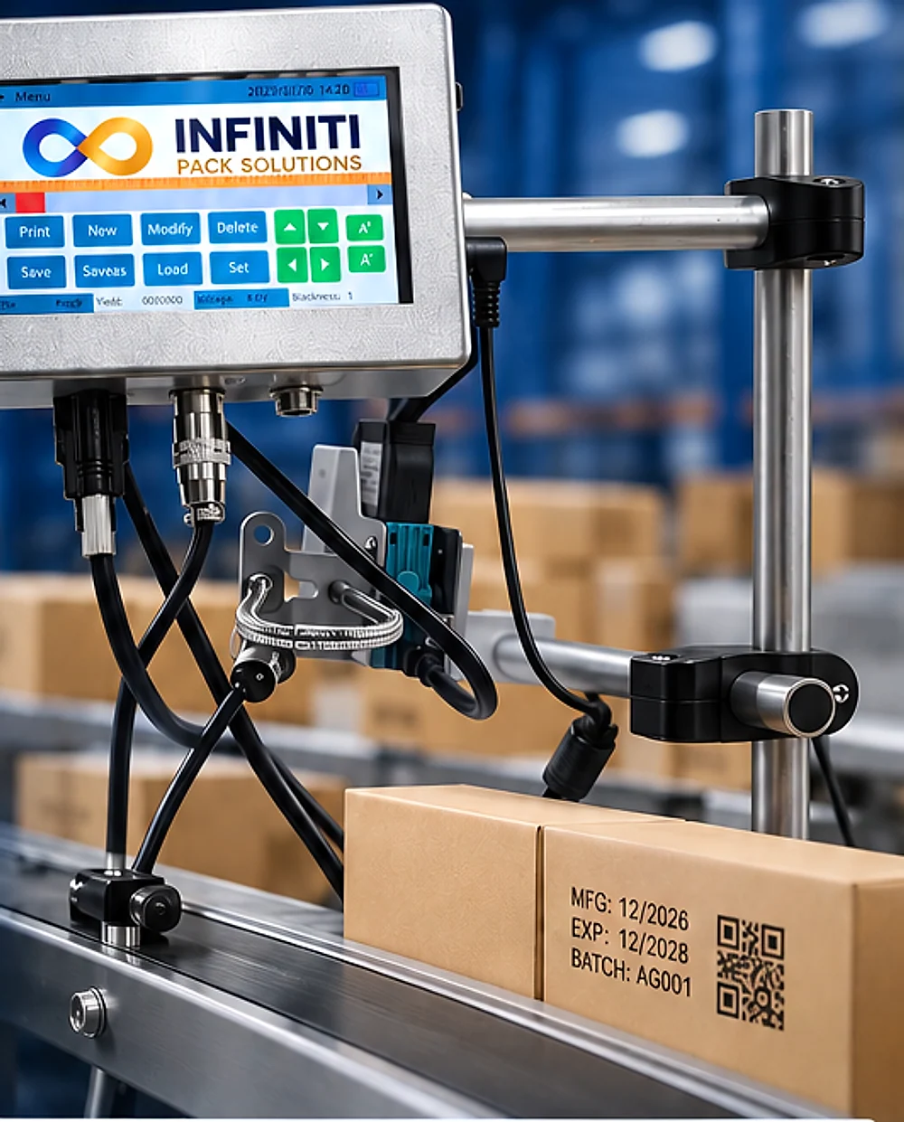 Online TIJ Printer 25.4 mm